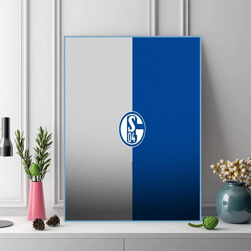 FC Schalke 04 100% Round Full Drill 5D DIY Diamond Painting Embroidery Cross Stitch Rhinestone Décor