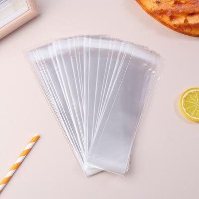 100Pcs Clear Self Sealing Long Candy Treat Bags 5x20CM Pretzel Rod Bags Resealable Bag For Packaging Candy Gifts Favors
