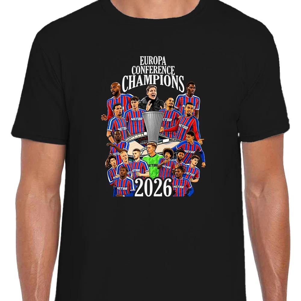 Crystal Palace Europa Conference Champions 2026 Adult T-Shirt Tee Palace T-Shirt S
