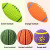 Latex Toy Rugby Ball Will Make A Loud Noise. Big Dog Barking Sound Rugby Ball for Pets. Pet Toy for Large Dogs. Dog Toy.