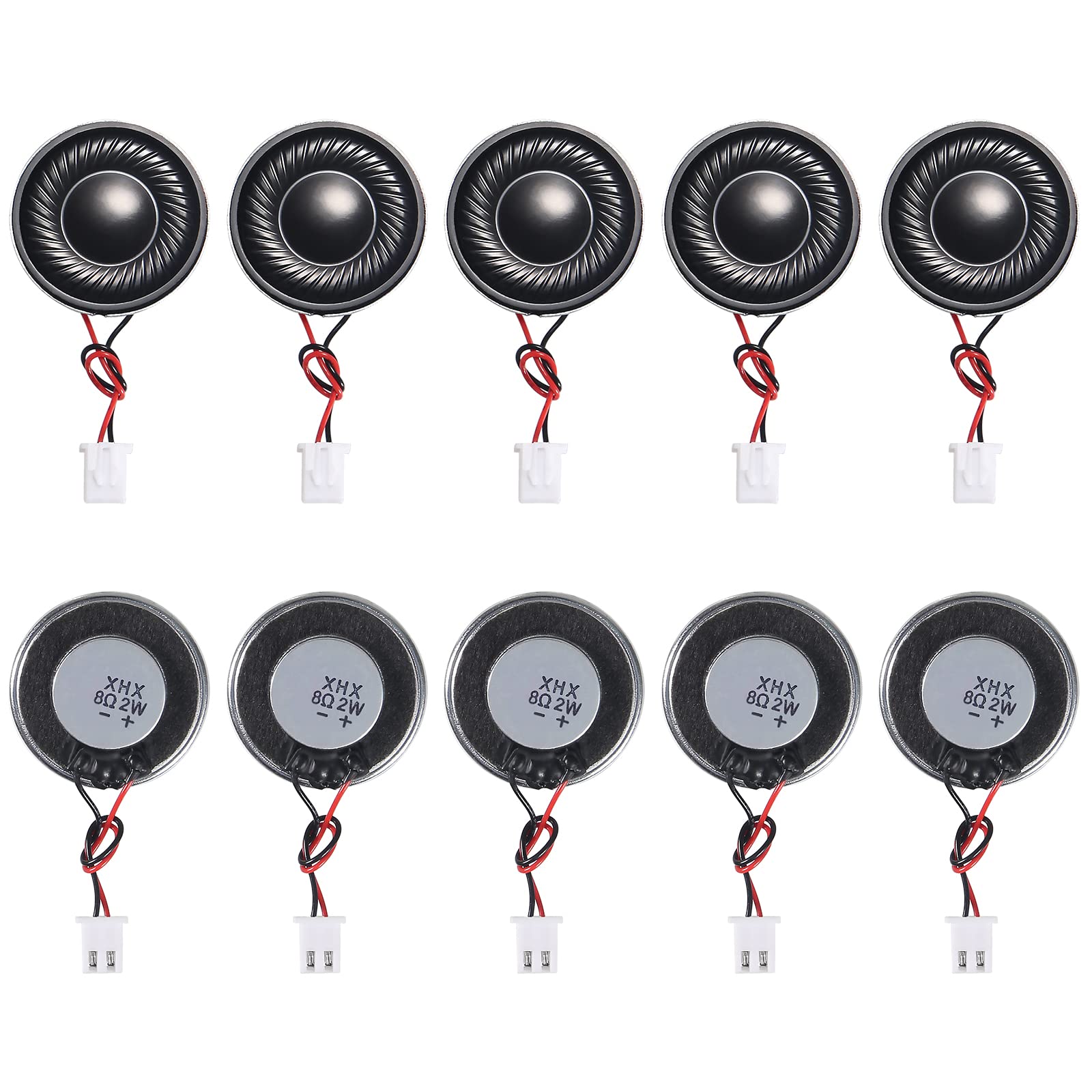 

ACEIRMC 10pcs 2W 8Ohm Round Internal Magnet Mini Loudspeaker for MP3 MP4 Players (2W 8Ohm)