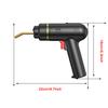 200W Cordless Plastic Welder Plastic Weld Kit with 4 Tpyes Hot Staples Plastic Welding Machine Tool 5.0Ah Rechargeable Battery