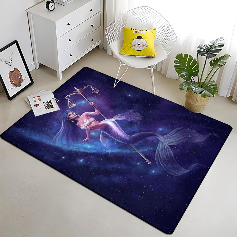 Twelve Constellations  Art Printed Carpet for Living Room Large Area Rug Soft Mat E-sports Chair Carpets Alfombra  Dropshopping