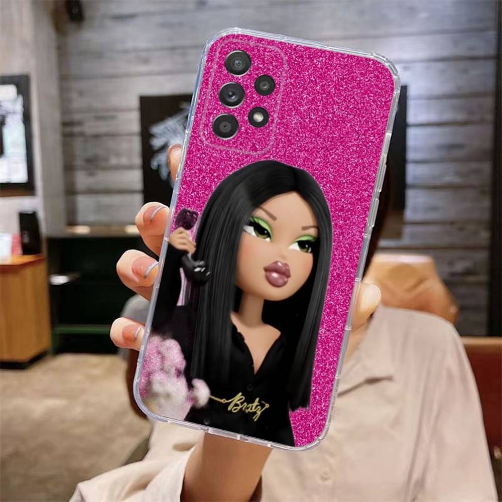 Fashion B-Bratz D-Doll Phone Case For Samsung Galaxy A,71,70,52,51,40,31,50,50S,30S,21S,12,10,Note20ultra Transparent Cover