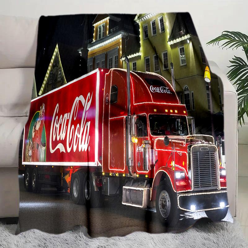 Cocacola Vintage Bottle Blanket Soft Comfortable All Seasons Perfect Sofa Office Naps Blanket Gift Idea Birthday Present Christmas Gift