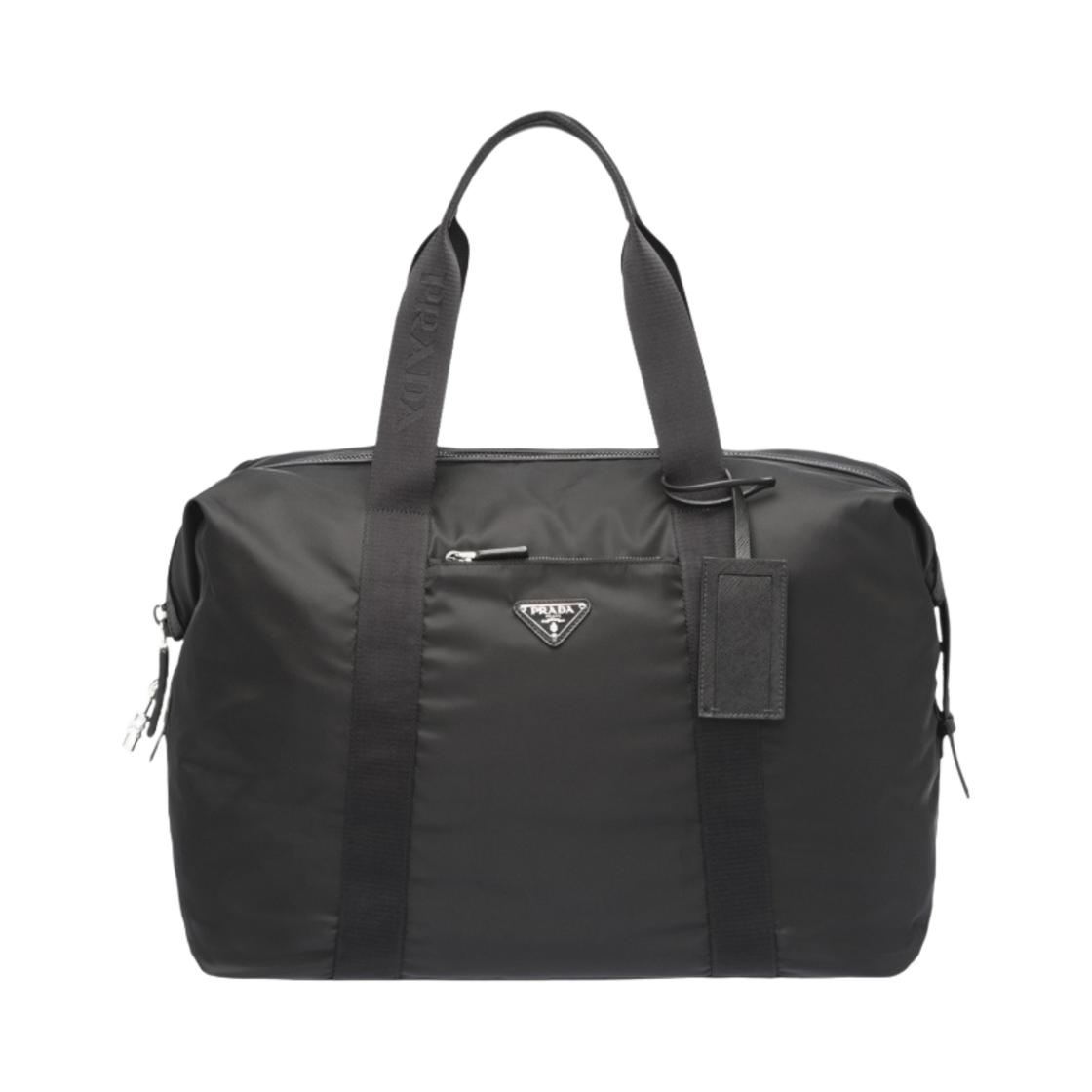 

Prada Enamel Metal Triangle Logo Nylon Travel Bag Men bags Black 2VC796_2DMH_F0002 Basic Set (Bag+Dust Bag)