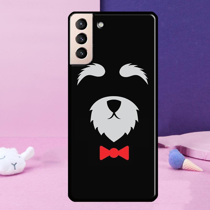 Schnauzer Puppy Dog Case For Samsung Galaxy S23 S22 Ultra S21 S20 FE Note 10 20 Ultra S8 S9 S10 Plus Cover