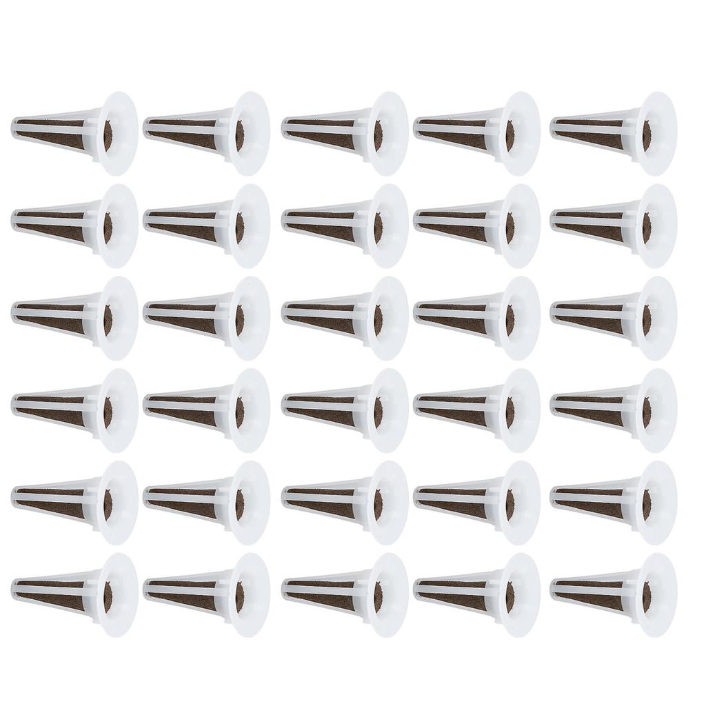 Hydroponic Seed Pod Kit Soilless Reusable High Water Absorbing Capacity with 30 Grow Sponges 30 Baskets Seed Starter
