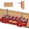 1 Set Handle Pitch Punch Hole Locator, Shelf Pin Drilling Guide Jig,Aluminum Pocket Hole Jig Kit,Straight Hole Drilling Template