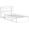 Bed Frame with Storage and Headboard Artisan Oak Finish 75 x 190 cm