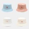 Summer Sun Protection Cotton Embroidered Bucket Hat For Women Casual Outdoor Fashion