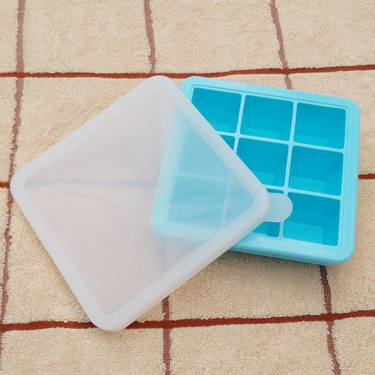 Силиконовая форма для кубиков и шариков льда - Комбинированная форма для виски и квадратного льда, всего 15 кубиков.