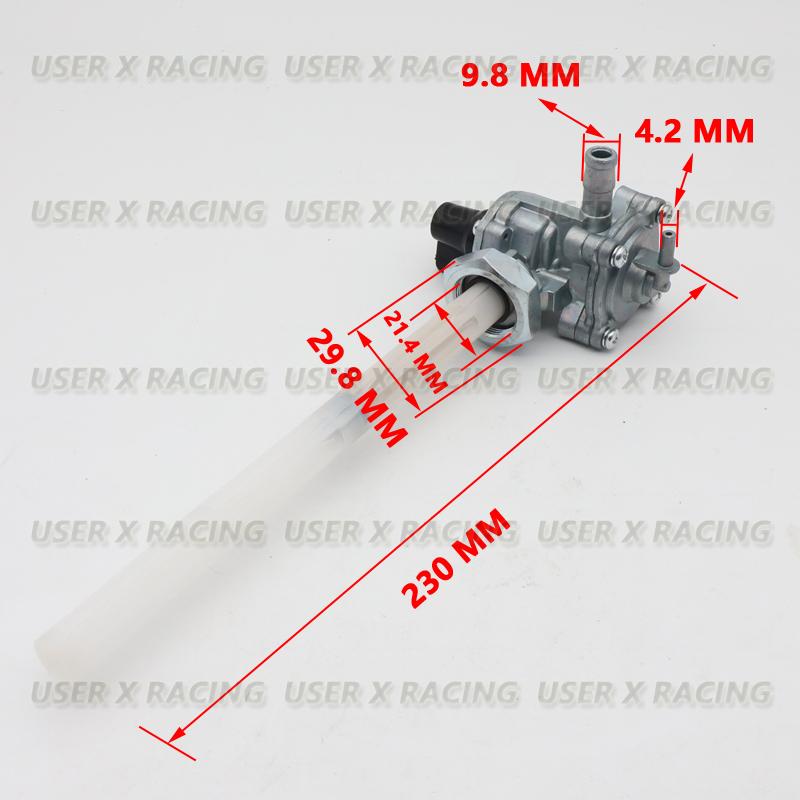 USER-X  Motorcycle Tank Gas Fuel Valve Oil Tank Switch Petcock Tap Fits For Honda CBR600 VTR250 CB Hornet 250 CBR250 919 900
