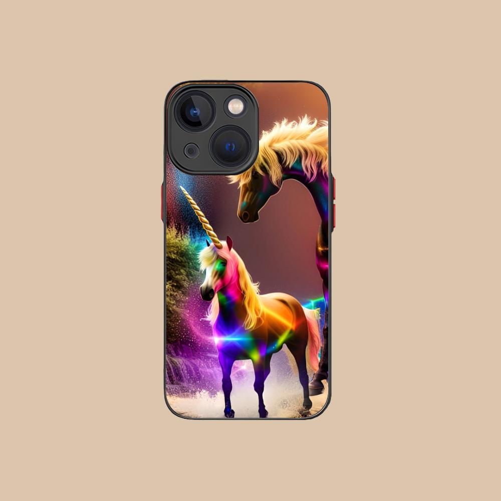 Fantasy Unicorn Mobile Phone Case for iPhone 17 16 15 14 13 12 11 X XR XS 8 7 Air Pro Max Plus Mini Colorful Silicone Cover