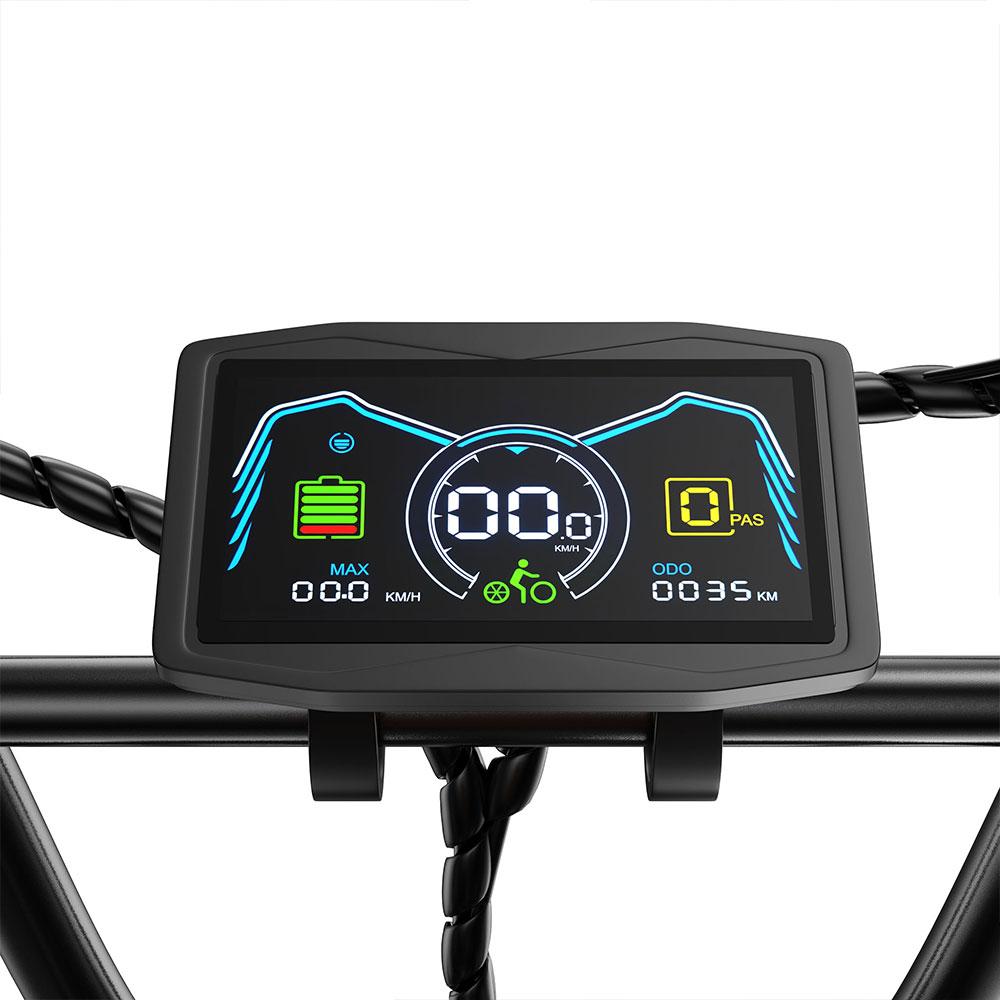 Velopro M9 Electric Bicycle 250W Motor 20" Fat Tire Fully Suspended Adult Electric Bicycle 48V 35Ah Hydraulic Brakes 7 Speed With Alarm