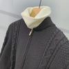 Men's Solid Color Knitted Cardigan Sweater - Versatile Trendy Jacket for Spring & Autumn (2022)