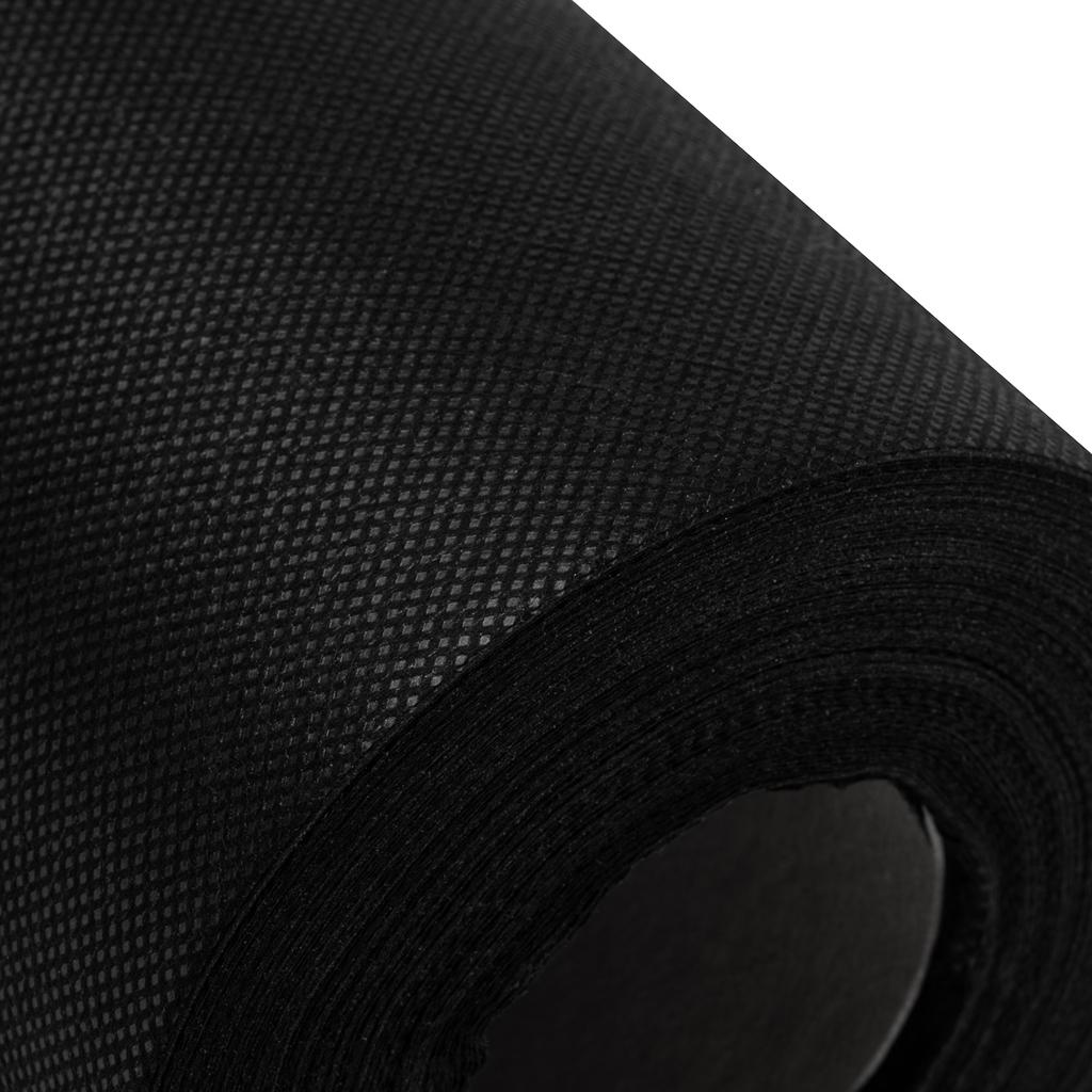 Jednorazowy Podkład Medyczny Flizelinowy 80Cm X 50M Czarny 40G