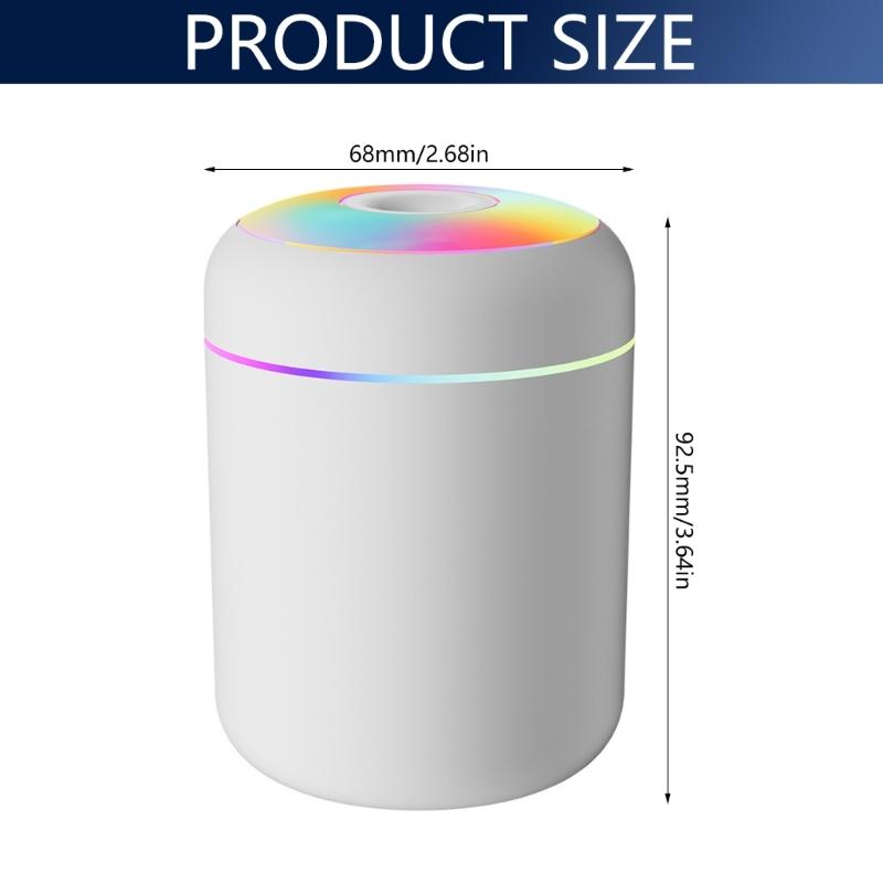 Rechargeable Miniature Portable Humidifier Suitable For Car Home Office Desk Compact USB Powered Quiet Misting Operation