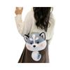 Plush Bag Animal Cute Series Big Head Shoulder Bag Unzipped Doll Grab Machine Bag Wear