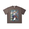 260 GSM Double Yarn 32 Count 100% Cotton Frieren V1 Print Unisex Heavy Cotton T Shirt