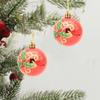6/12pcs 6cm Christmas Ball Creative Hanging Ornament Christmas Tree Pendant  Party