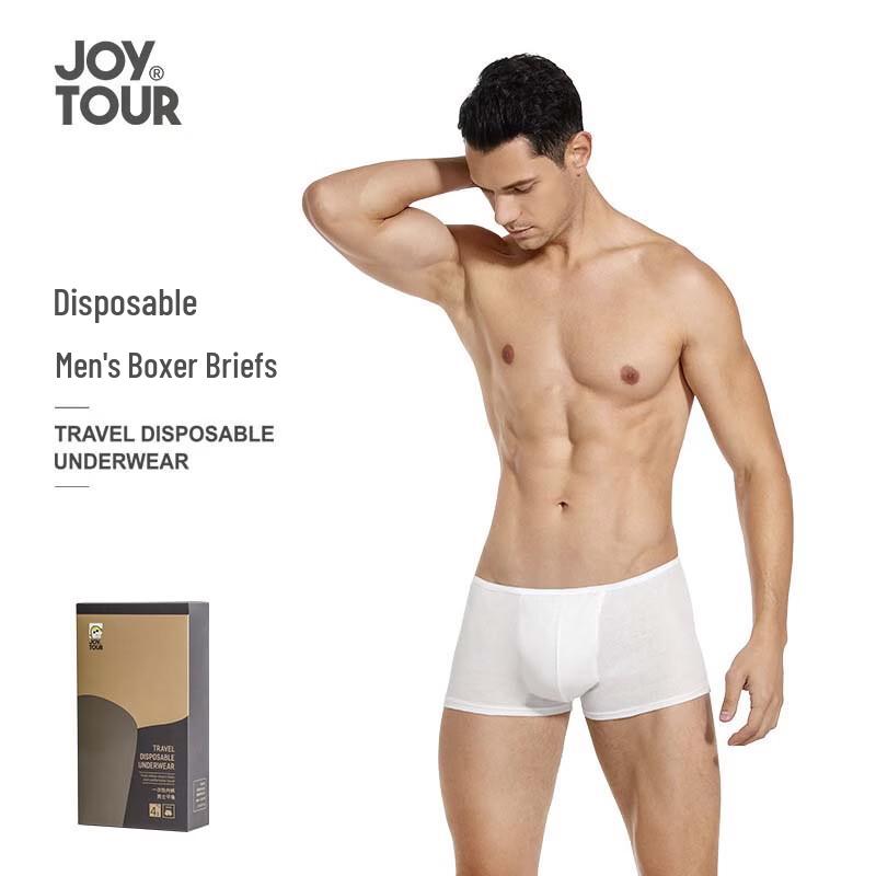 JOYTOUR Men's Disposable Boxer Briefs