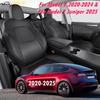 For Tesla Model Y Juniper 2025 Seat Covers 5 Seater for Model Y 20-24 Dog Pet Seat Covers Nappa PU Front & Rear Seat Protectors