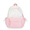 Schulrucksack1011 neuer süßer kontrastfarbener Rucksack Damen kleiner frischer gepunkteter Rucksack Größe Mittel- und Oberschüler Schultasche