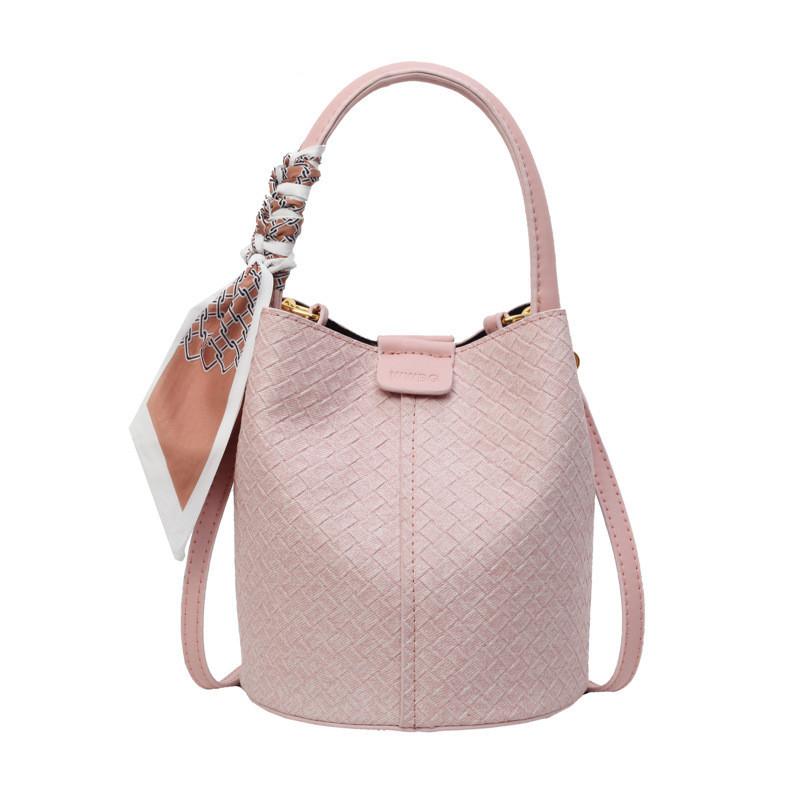 2024 New Style Lady Crossbody Bag Chic Urban Minimalist Shoulder Bag Pu Bucket Bag