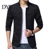 Giacca Bomber da Uomo a Colore Unito Autunnale Casual Vestibilità Slim Giacca con Zip Capospalla