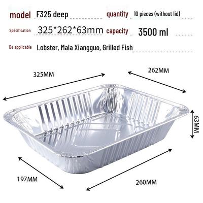Reusable Aluminum Foil Baking Containers