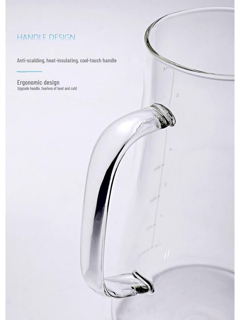 Glass Cold Brew Coffee & Tea Pot - Perfect for Iced Coffee, Juice, and Fruit Infusions