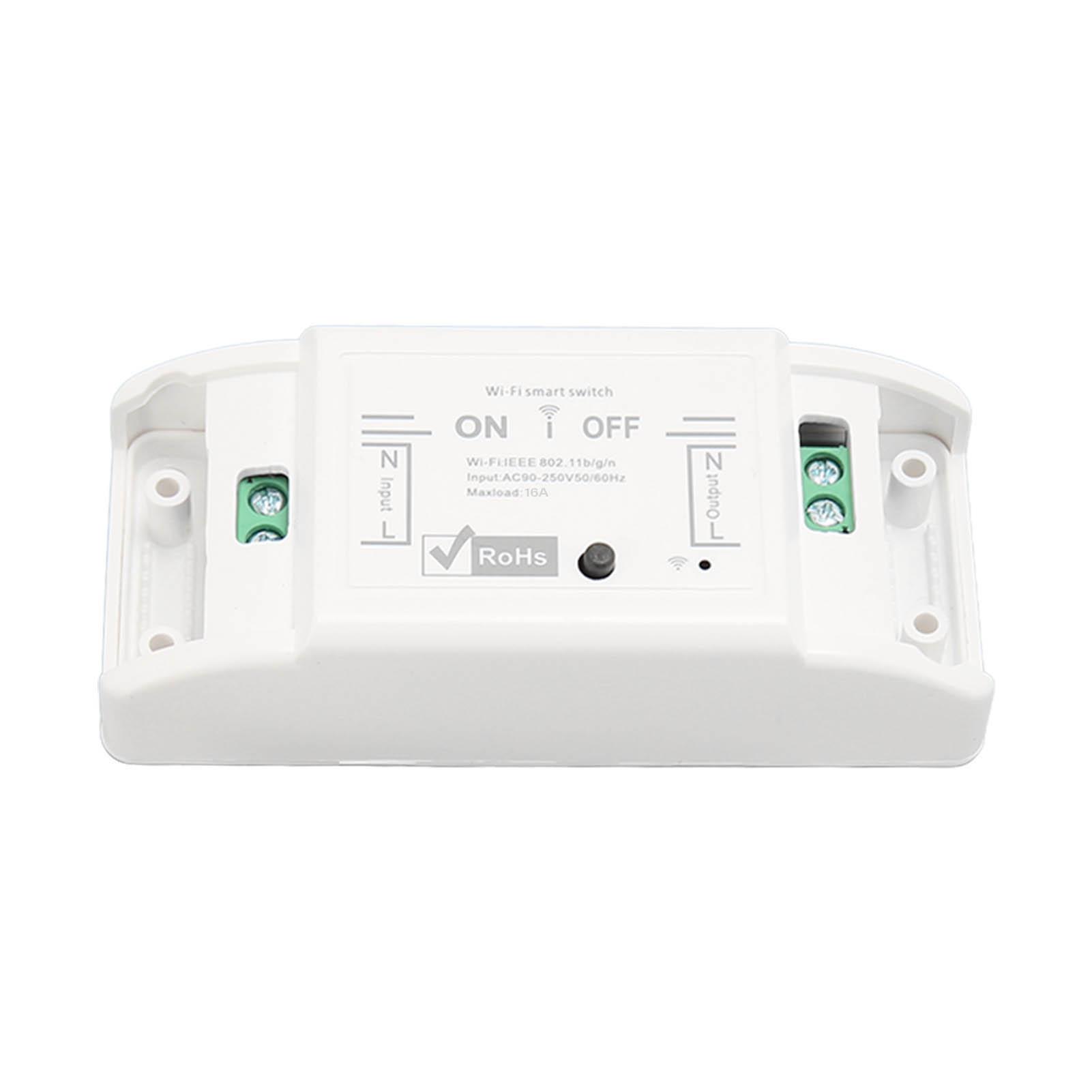 

Мини Умное Реле WiFi Выключатель 8 Групп Задачи по Расписанию Класс Пожаробезопасности V0 Беспроводной Модуль Дистанционного Управления Освещением для Приложения Tuya для