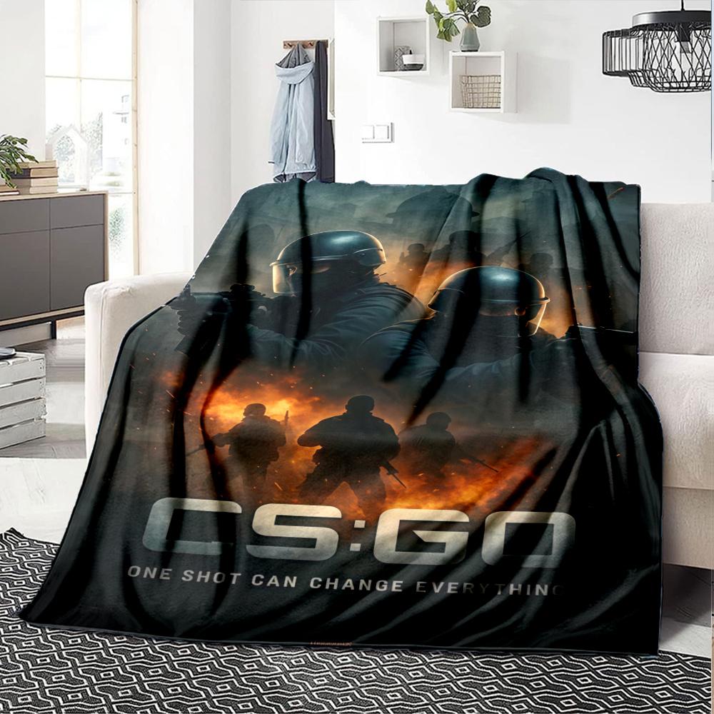 Csgo2 Blanket, High quality Comfortable for All Seasons, Home Decor, Warmth and Comfort