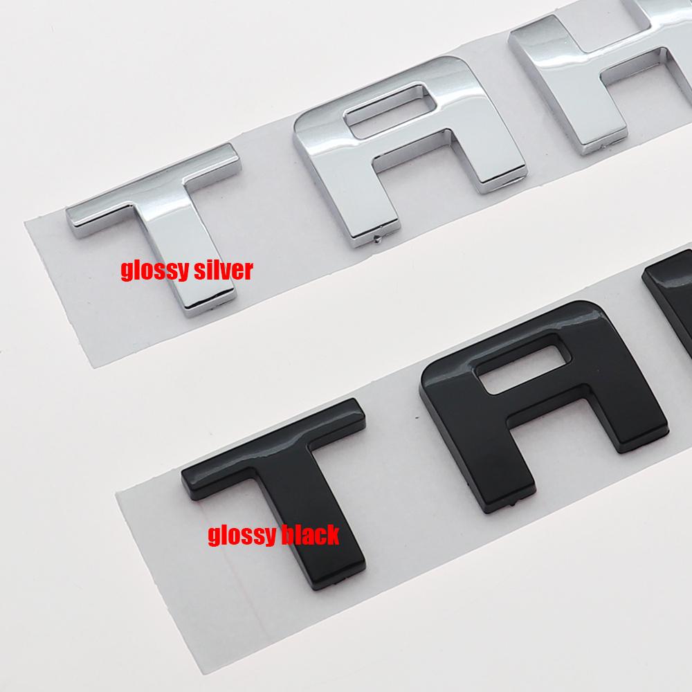 1PC 3D ABS Car Logo Side Sticker Tail Bumper Badge Auto Rear Trunk Emblem Decals Styling Accessories