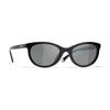 CHANEL two-tone design acetate cat eye sunglasses men and women same style couple model black