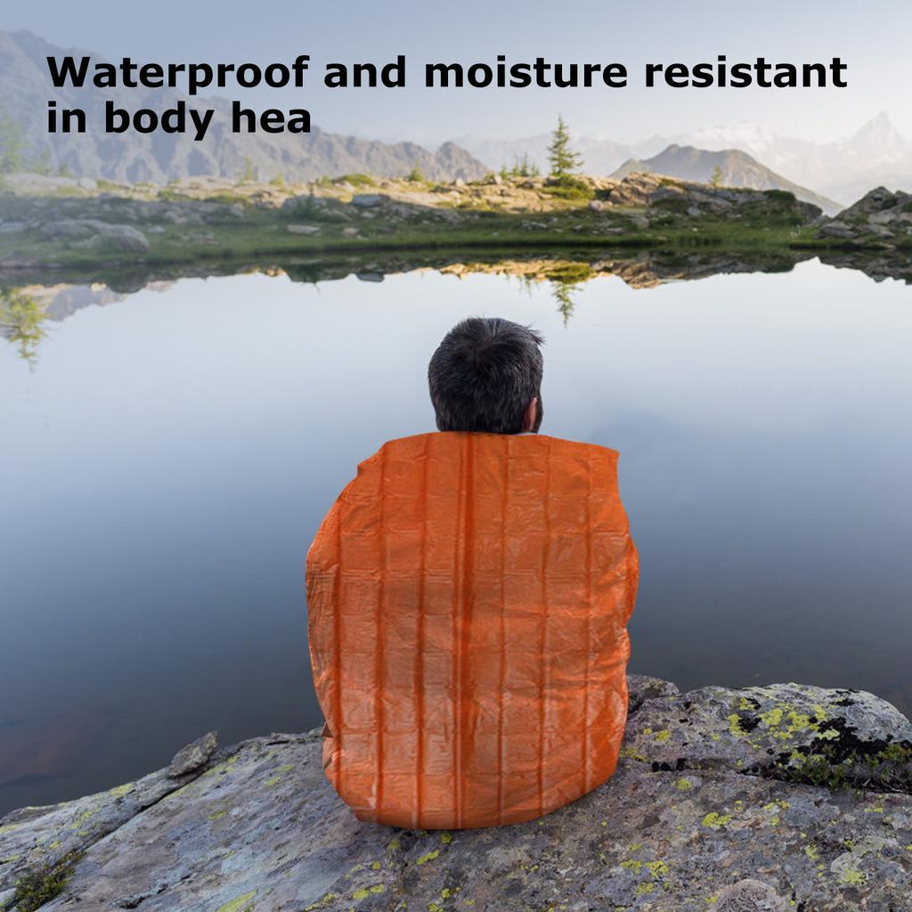 Emergency Sleeping Bag,Sleeping Bag Emergency Sleeping Bags Emergency Bivy Sack,Portable Emergency Blanket Emergency Bivvy Thermal Sleeping Bag