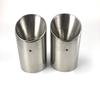 2xNEW STAINLESS STEEL EXHAUST TAIL REAR MUFFLER TIP PIPE COVER For Mazda 3 Axela Mazda 6 Atenza CX-5 CX5 CX-4 CX-30 CX-8 CX-9