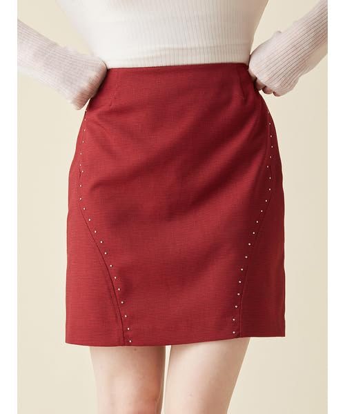 Furfur Nieten-Minirock RWFS254052REDF