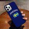 Sweden Flag Phone Case For iPhone 17 Air 16 15 14 13 12 11 Pro Max Max Plus Bumper Case Cover