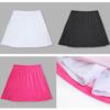 Womens Quick-Dry Badminton Skort With Pockets Anti-Show Design Training School Sports Fall Winter
