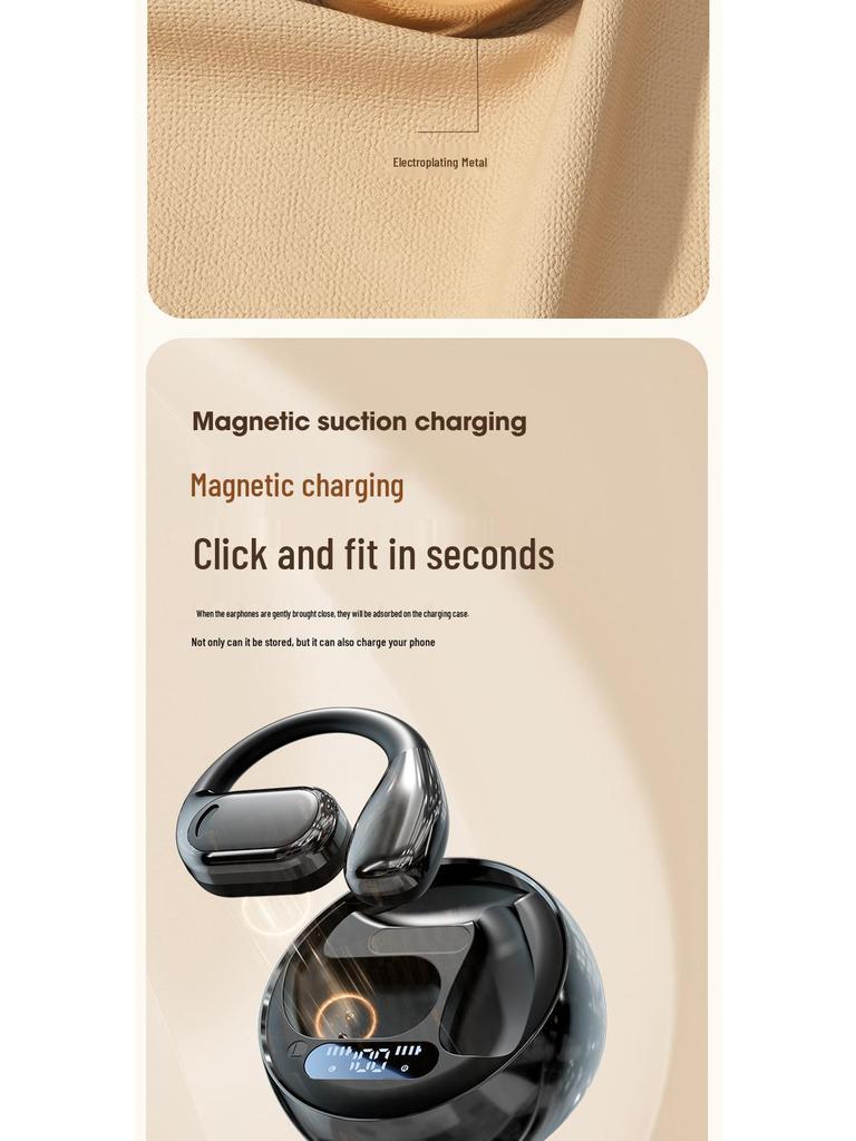 Chengruida M76 Open-Ear Wireless Bluetooth Running Earphones 5.4