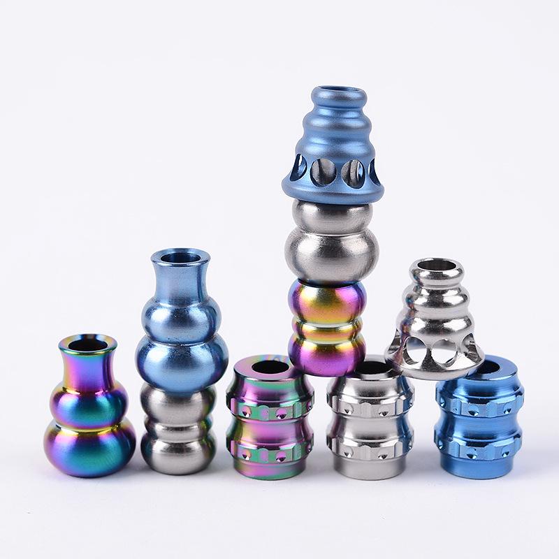 EDC Titanium Alloy TC4 Knife Lanyard: 4 Style Pendant Paracord Accessory
