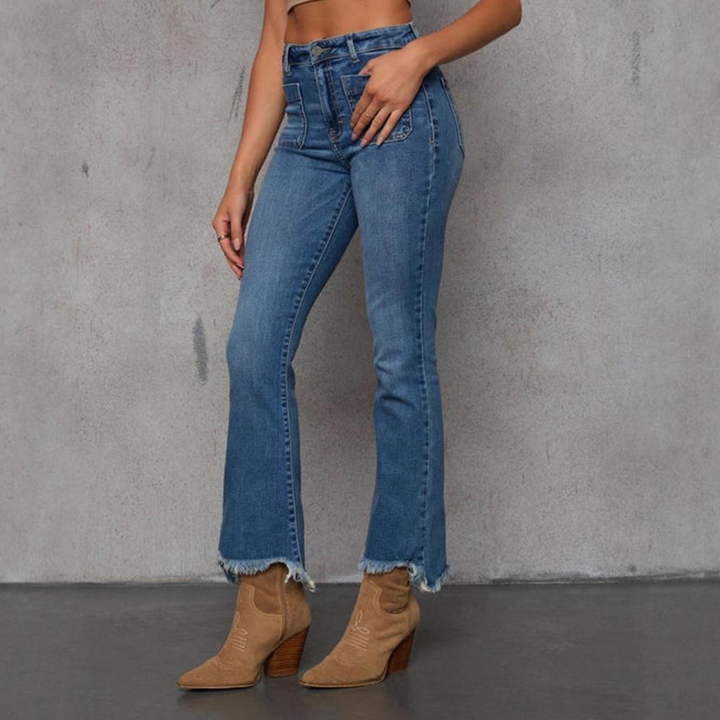 Women's High Waist Stretch Jeans Fashion Jeans