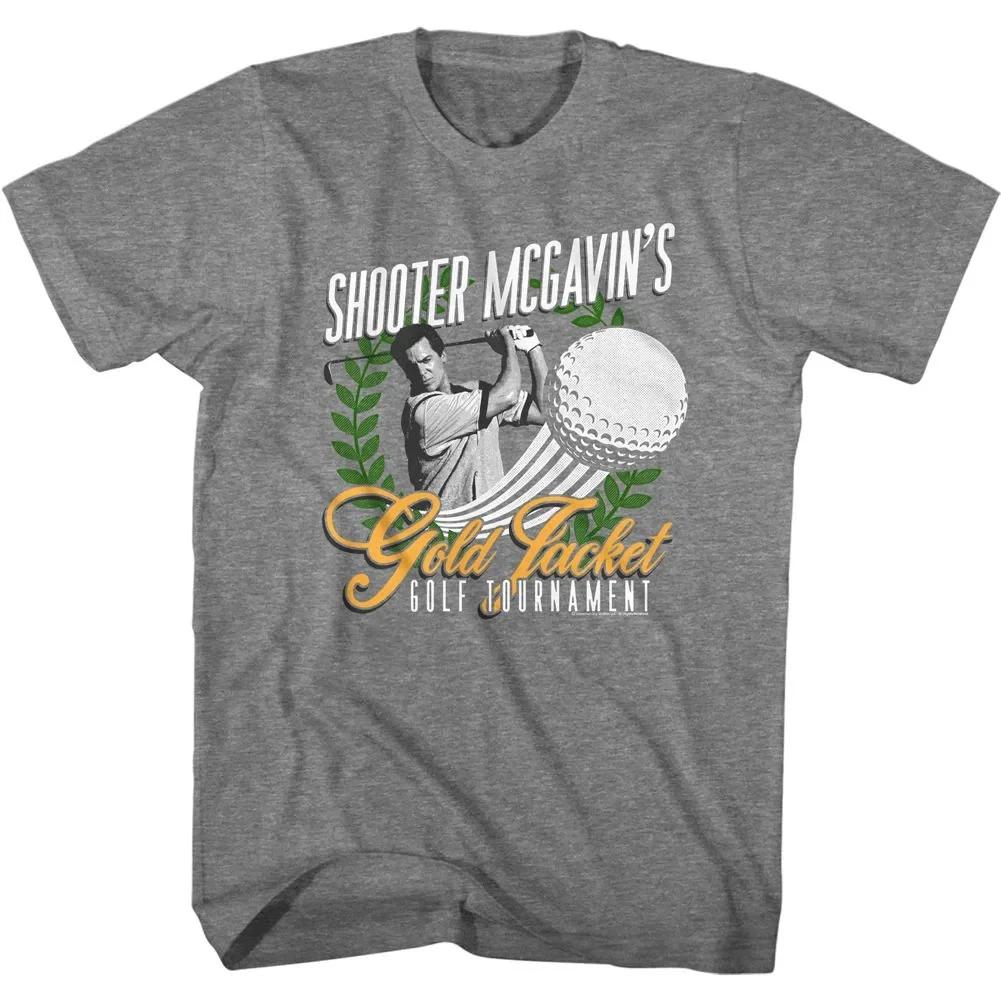 Happy Gilmore Shooter McGavin GOLD JACKET TOURNAMENT T Shirt L