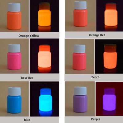 20 g Farbe, fluoreszierend, nicht radioaktiv, 12 Farben, Mehrzweck-Leuchtfarbe für Keramik