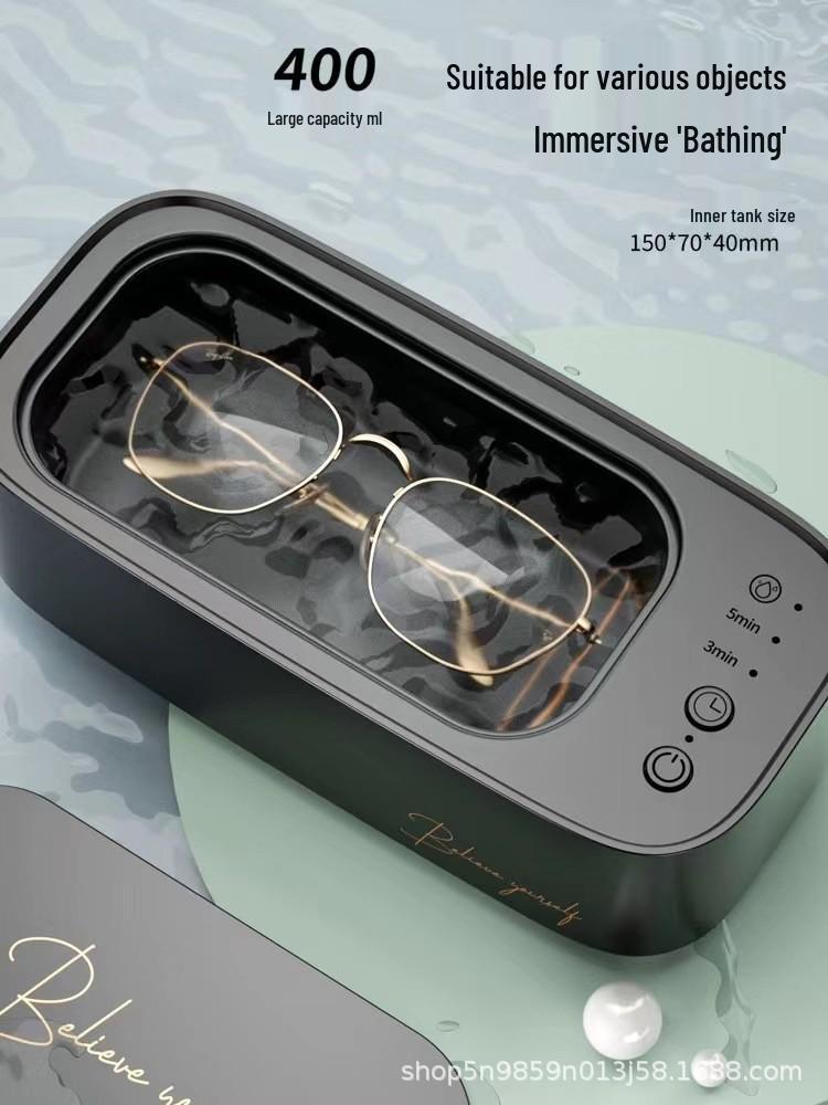 Superior Cleaning Device for Glasses, Jewelry, Watches, Toothbrushes, and Braces with Timed Household Functionality