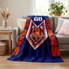 Couverture Chicago Bears Couverture Flanelle Douce Confortable Peluche Jeté pour Canapé Lit Léger Décoration de Maison