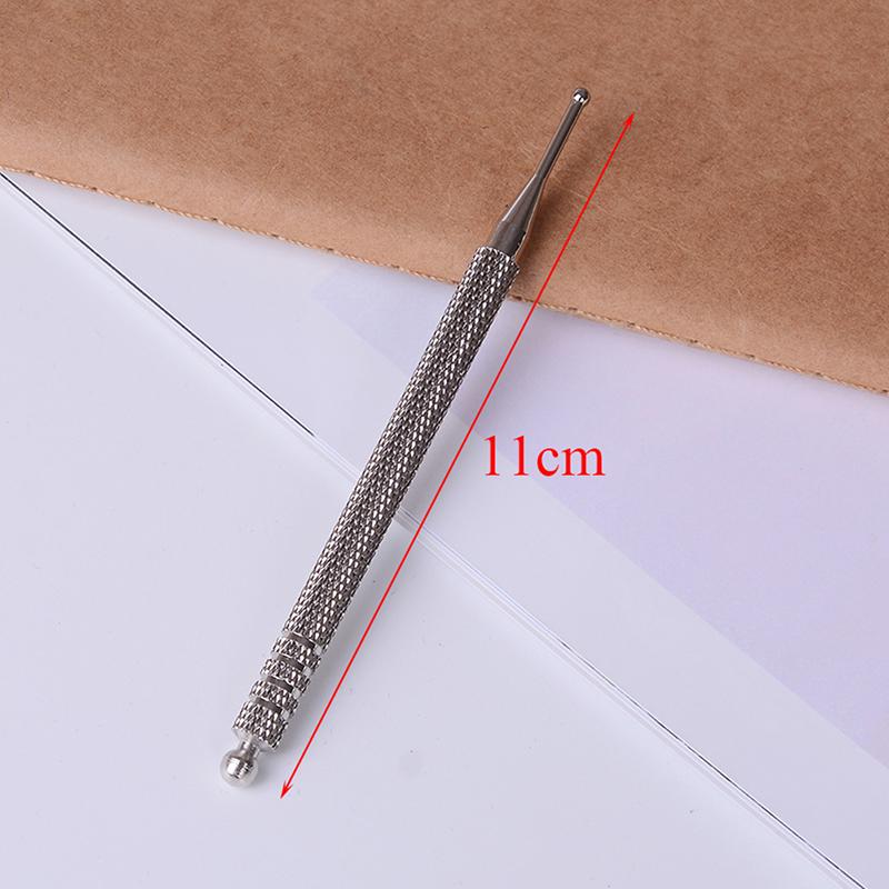 1Pc Silver Ear Acupuncture Probe Massage Auricle Ear Pressure Health Care Tool for Natural Wellness