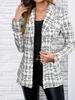 New Arrivals Women's Autumn Fashion Figure-Hugging Suit Checkered Style
